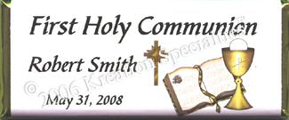 First Communion Chocolate Bar-#4 Front