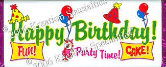 Happy Birthday Anytime Candy Bar Wrapper sample -3