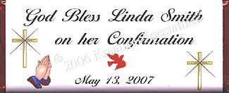 Confirmation candy wrapper sample 2