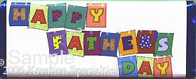 Father's Day Candy Wrapper Sample 1