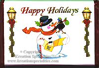 Happy Holiday Candy Wrapper KitKat sample
