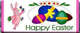 Easter candy wrapper sample 5 front.