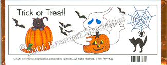 Haunted Ghost Halloween Wrapper - 4 Back