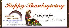 Thanksgiving add a logo candy wrapper sample 1