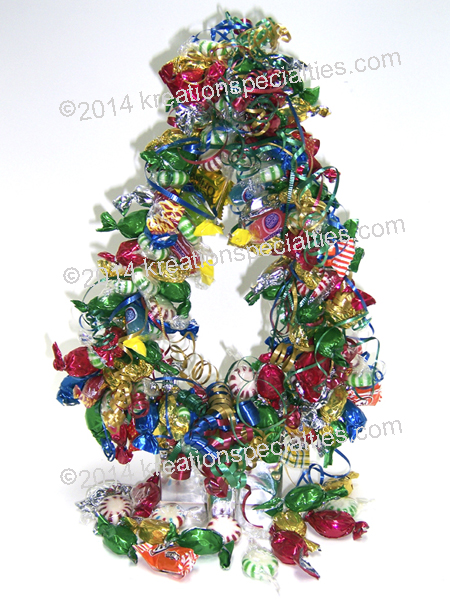 Christmas Holiday Candy Centerpiece Tree
