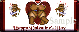 Valentine's Day Candy Wrapper #4 Sample