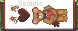 Valentine's Day Candy Wrapper #5 Sample
