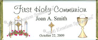 First Communion Candy Wrapper-#3 Front