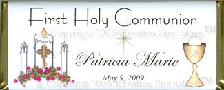First Communion Girl Wrapper- #5 -Front