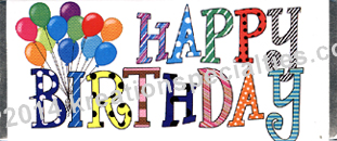 Happy Birthday  Hersheys®  Bar  Front