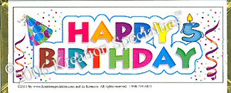 Happy Birthday Candy Wrapper "Add Photo" -1 Back
