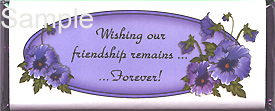 Friendship Wishes Candy Wrapper Front 6