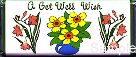Get Well Wish Chocolate Wrapper Front 3