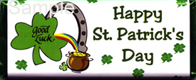 St. Patrick's corporate logo wrapper Front 3