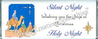 Silent Night Chocolate bar Wrapper -18 Front