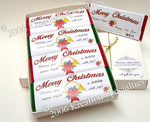 Merry Christmas Chocolate Bar Gift Set -3