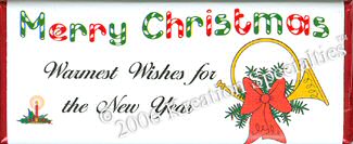 Christmas Warmest wishes wrapper 6 Front