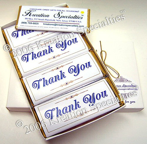 Thank You Chocolate Bar Gift Set