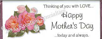 Happy Mother's Day Chocolate Bar Favor - Small Image