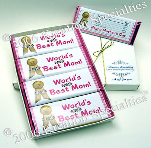 World's Best Mom Chocolate Bar Gift Set