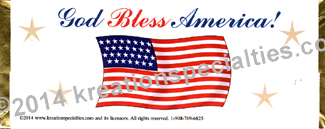 USA Flag God Bless America  -Front