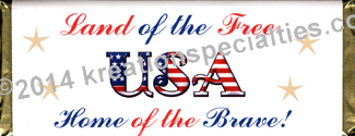 USA Flag God Bless America  -Back