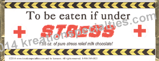 Stress Relief Chocolate Bar -1  Back