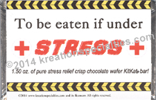 Stress Relief KitKat® Wrapper-1  Back
