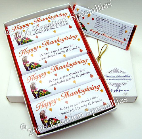 Thanksgiving Chocolate Bar Gift Set -6