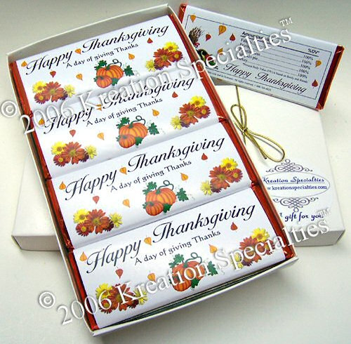 Thanksgiving Chocolate Bar Gift Set -5