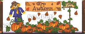 Scarecrow Pumkins Fall Wrapper  7 - Front